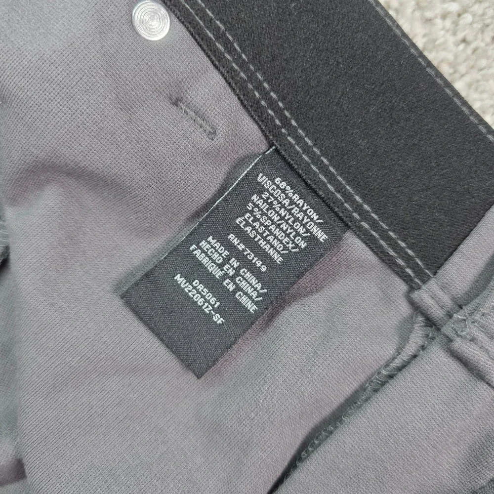 One5One Goddess Fit Premier‎ Ponte Gray Bootcut Trousers Size 14/32 NWT
